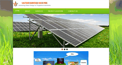 Desktop Screenshot of karnatakasolarparks.com
